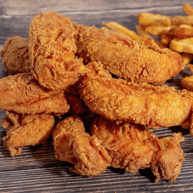 Home Battered Chicken Tenders.