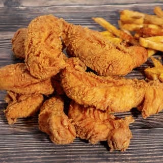 Chicken Tenders 6 Pieces & Fries.