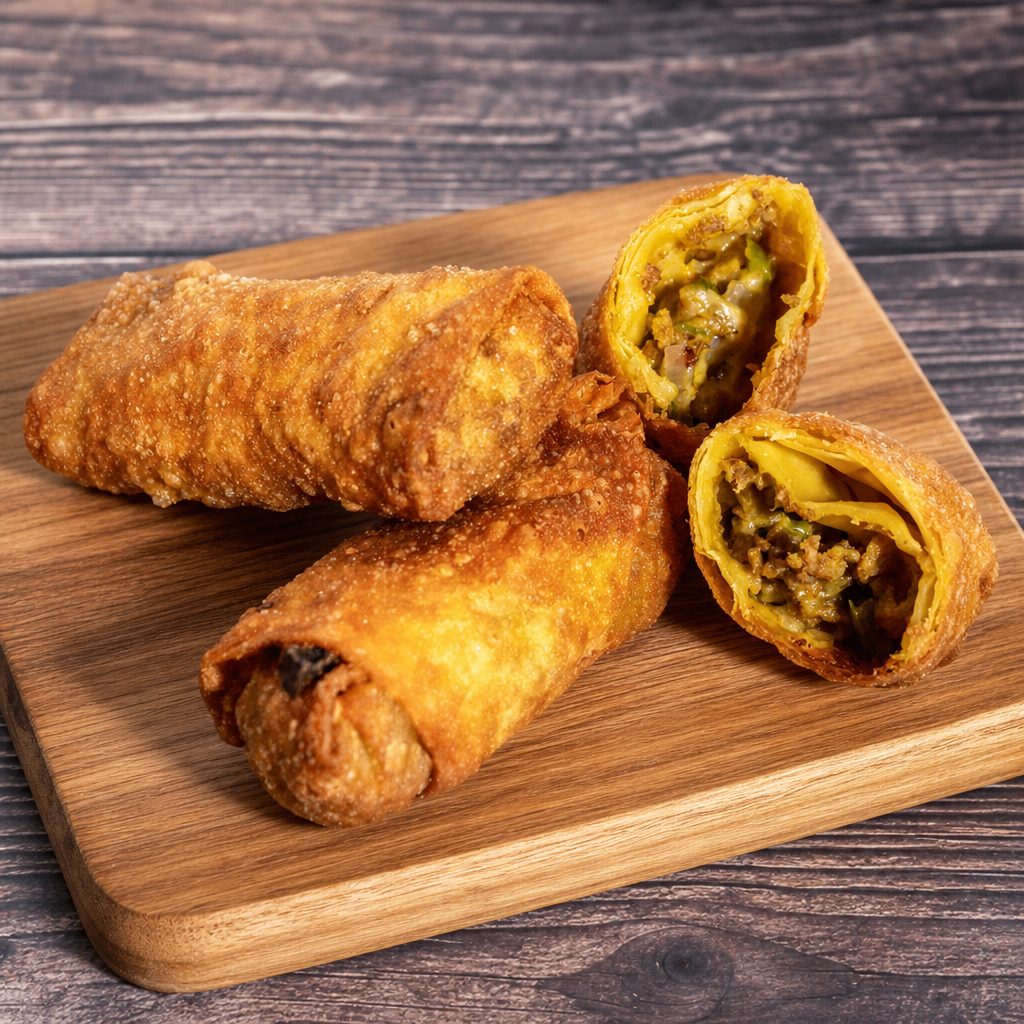 Steak Philly Eggrolls.