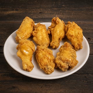 Wings 6 Pieces & Fries