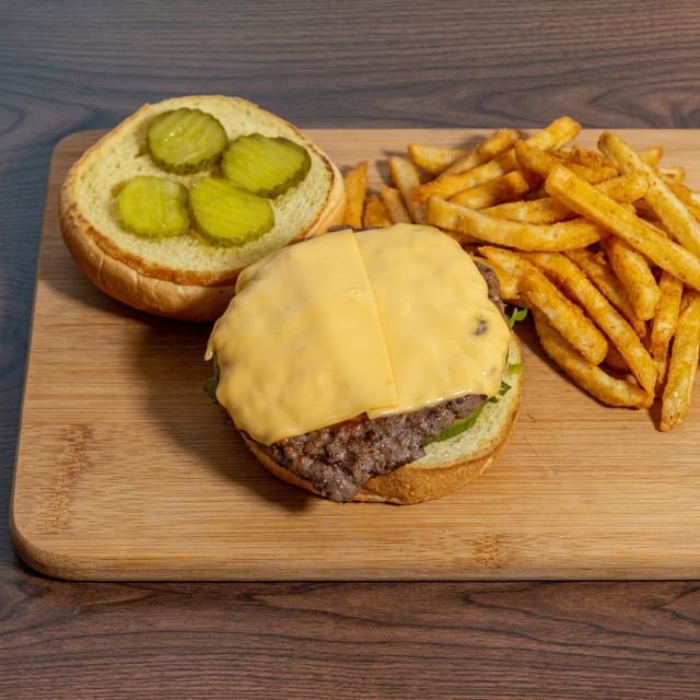 Double Cheese Burger (1 Lb Angus Beef).