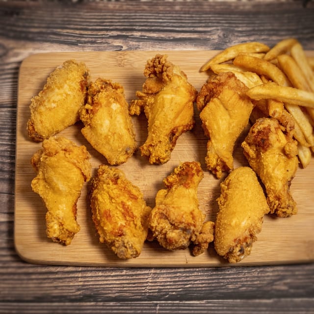 Bone-in Traditional Wings.