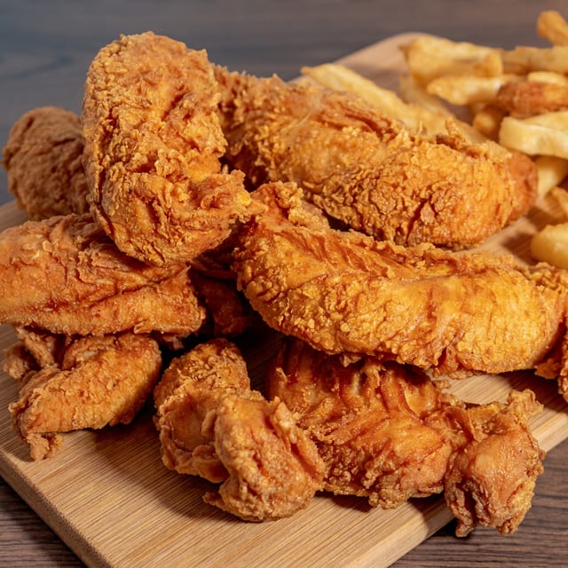 Home Battered Chicken Tenders.