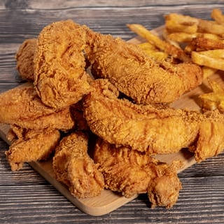 Chicken Tenders 10 Pieces & Fries